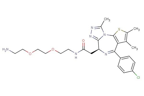 (S)-N-(2-(2-(2-aminoethoxy)ethoxy)ethyl)-2-(4-(4-chlorophenyl)-2,3,9-trimethyl-6H-thieno[3,2-f][1,2,4]triazolo[4,3-a][1,4]diazepin-6-yl)acetamide