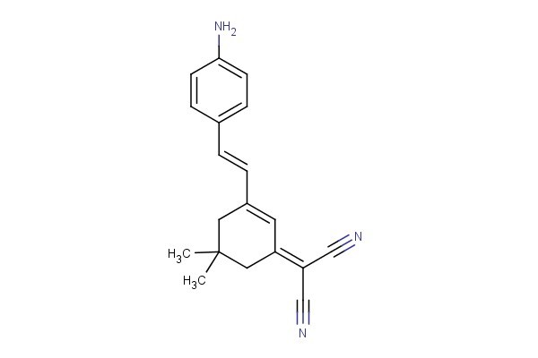 (E)-2-(3-(4-aminostyryl)-5,5-dimethylcyclohex-2-en-1-ylidene)malononitrile