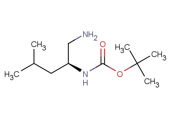 tert-butyl (S)-(1-amino-4-methylpentan-2-yl)carbamate