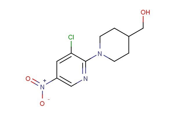 (1-(3-chloro-5-nitropyridin-2-yl)piperidin-4-yl)methanol