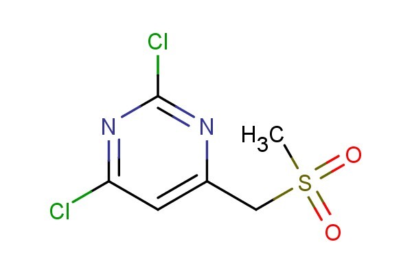 2,4-dichloro-6-((methylsulfonyl)methyl)pyrimidine