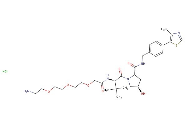 (S,R,S)-AHPC-PEG3-NH2 hydrochloride
