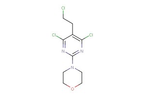 4-(4,6-dichloro-5-(2-chloroethyl)pyrimidin-2-yl)morpholine