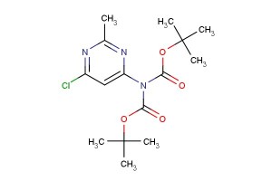 2-mehtyl-6-[bis(tert-butoxycarbonyl)amino]-4-chloropyrimidine