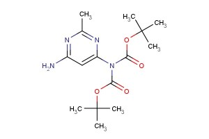 2-mehtyl-6-[bis(tert-butoxycarbonyl)amino]-4-aminopyrimidine