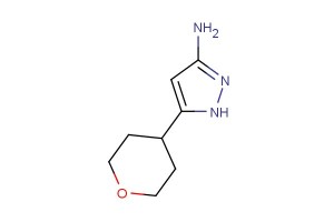 5-(tetrahydro-2H-pyran-4-yl)-1H-pyrazol-3-amine