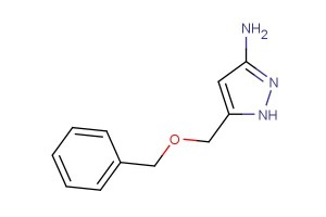5-(benzyloxymethyl)-1H-pyrazol-3-amine