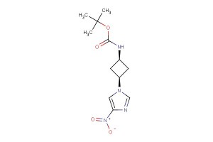 cis-tert-butyl 3-(4-nitro-1H-imidazol-1-yl)cyclobutylcarbamate