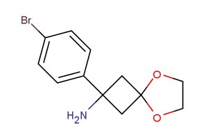 2-(4-bromophenyl)-5,8-dioxaspiro[3.4]octan-2-amine