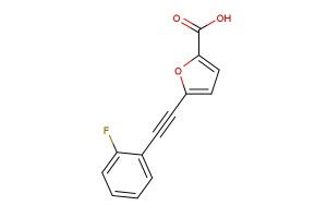 5-((2-fluorophenyl)ethynyl)furan-2-carboxylic acid