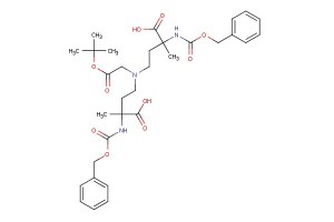 4,4'-((2-(tert-butoxy)-2-oxoethyl)azanediyl)bis(2-(((benzyloxy)carbonyl)amino)-2-methylbutanoic acid)
