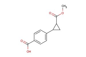 4-(2-(methoxycarbonyl)cyclopropyl)benzoic acid