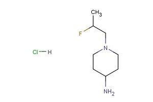 1-(2-fluoropropyl)piperidin-4-amine hydrochloride