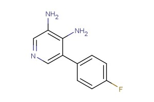 5-(4-fluorophenyl)pyridine-3,4-diamine