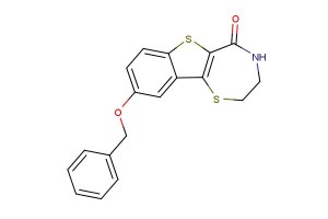 3,4-dihydro-9-benzyloxy-[1]benzothieno[2,3-f]-1,4-thiazepin-5(2H)-one