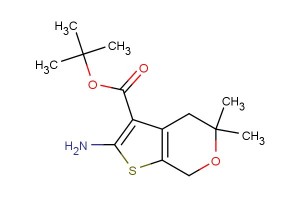 tert-butyl 2-amino-5,5-dimethyl-5,7-dihydro-4H-thieno[2,3-c]pyran-3-carboxylate