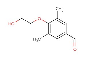 4-(2-hydroxyethoxy)-3,5-dimethylbenzaldehyde