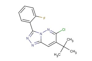 7-tert-butyl-6-chloro-3-(2-fluorophenyl)-[1,2,4]triazolo[4,3-b]pyridazine