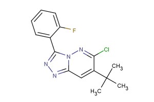 7-tert-butyl-6-chloro-3-(2-fluorophenyl)-[1,2,4]triazolo[4,3-b]pyridazine