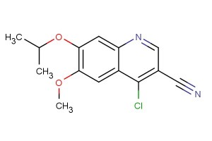 4-chloro-7-isopropoxy-6-methoxyquinoline-3-carbonitrile