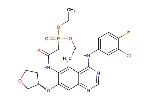 (S)-diethyl 2-(4-(3-chloro-4-fluorophenylamino)-7-(tetrahydrofuran-3-yloxy)quinazolin-6-ylamino)-2-oxoethylphosphonate