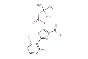 5-(tert-butoxycarbonylamino)-2-(2,6-difluorophenyl)thiazole-4-carboxylic acid