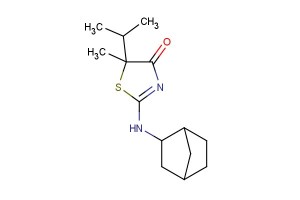 2-(bicyclo[2.2.1]heptan-2-ylamino)-5-isopropyl-5-methylthiazol-4(5H)-one