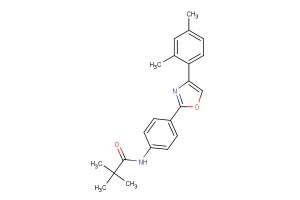 N-(4-(4-(2,4-dimethylphenyl)oxazol-2-yl)phenyl)pivalamide