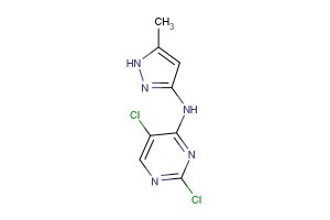 2,5-dichloro-N-(5-methyl-1H-pyrazol-3-yl)pyrimidin-4-amine