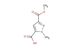 3-(methoxycarbonyl)-1-methyl-1H-pyrazole-5-carboxylic acid