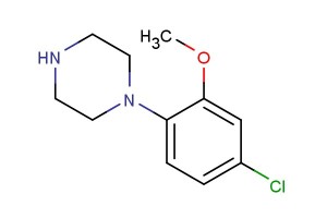1-(4-chloro-2-methoxyphenyl)piperazine