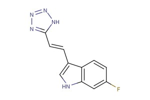(E)-3-(2-(1H-tetrazol-5-yl)vinyl)-6-fluoro-1H-indole