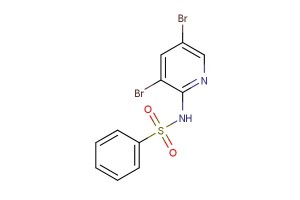 N-(3,5-dibromopyridin-2-yl)benzenesulfonamide