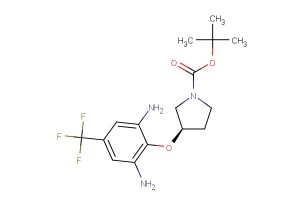 (R)-tert-butyl 3-(2,6-diamino-4-(trifluoromethyl)phenoxy)pyrrolidine-1-carboxylate