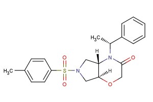 (4aS,7aS)-4-((R)-1-phenylethyl)-6-tosylhexahydropyrrolo[3,4-b][1,4]oxazin-3(2H)-one