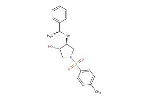 (3S,4S)-4-((R)-1-phenylethylamino)-1-tosylpyrrolidin-3-ol