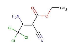 (Z)-ethyl 3-amino-4,4,4-trichloro-2-cyanobut-2-enoate