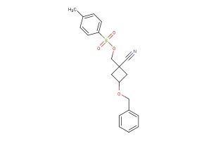 (3-(benzyloxy)-1-cyanocyclobutyl)methyl 4-methylbenzenesulfonate