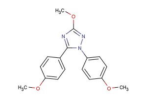 3-methoxy-1,5-bis(4-methoxyphenyl)-1H-1,2,4-triazole