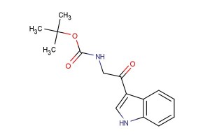 tert-butyl 2-(1H-indol-3-yl)-2-oxoethylcarbamate