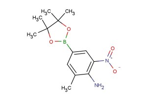 2-methyl-6-nitro-4-(4,4,5,5-tetramethyl-1,3,2-dioxaborolan-2-yl)aniline