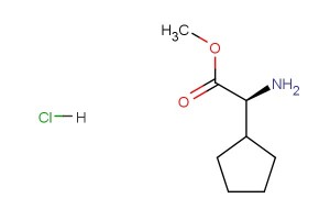 methyl (S)-2-amino-2-cyclopentylacetate hydrochloride