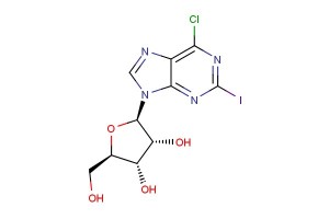 6-chloro-2-iodopurine riboside