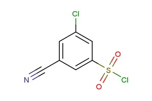 3-chloro-5-cyanobenzene-1-sulfonyl chloride