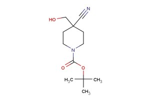 tert-butyl 4-cyano-4-(hydroxymethyl)piperidine-1-carboxylate