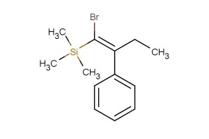 (E)-(1-bromo-2-phenylbut-1-en-1-yl)trimethylsilane