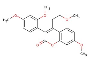 3-(2,4-dimethoxyphenyl)-7-methoxy-4-(2-methoxyethyl)-2H-chromen-2-one