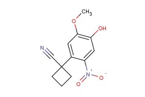 1-(4-hydroxy-5-methoxy-2-nitrophenyl)cyclobutanecarbonitrile