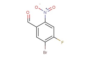 5-bromo-4-fluoro-2-nitrobenzaldehyde