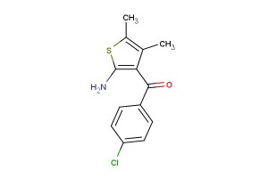 (2-amino-4,5-dimethylthiophen-3-yl)(4-chlorophenyl)methanone